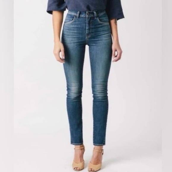 Imogene + Willie Women’s Elizabeth Blue High Rise Premium Denim Jeans - Picture 1 of 13